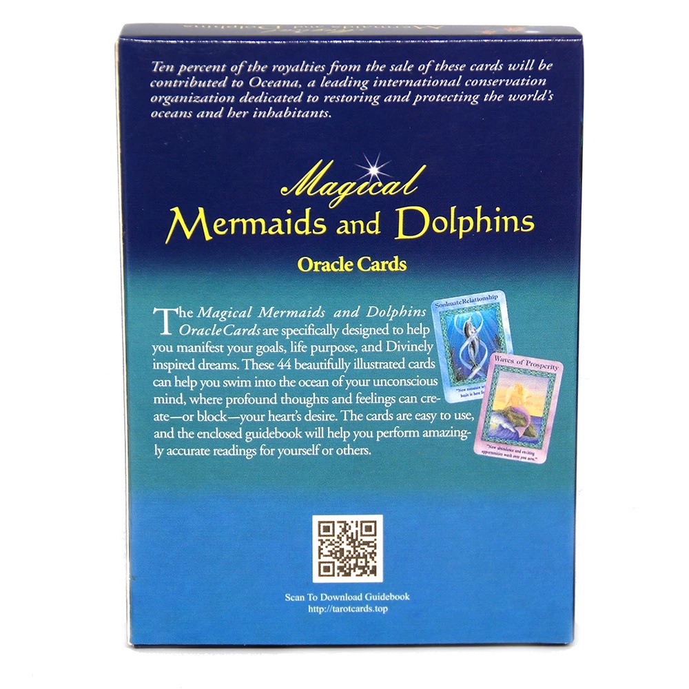 Magical Mermaids and Dolphins Oracle Bộ Thẻ Bài Tarot Hình Nàng Tiên Cá Và Cá Heo