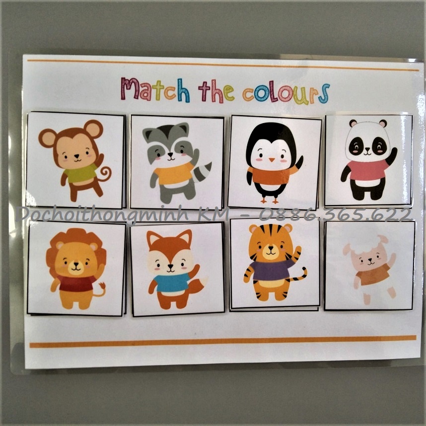 HỌC LIỆU - MATCHING chọn màu áo đúng