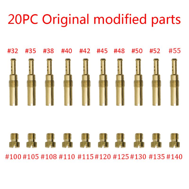 Bộ 20 Phụ Kiện Chế Hòa Khí GY6 CVK PWK PE