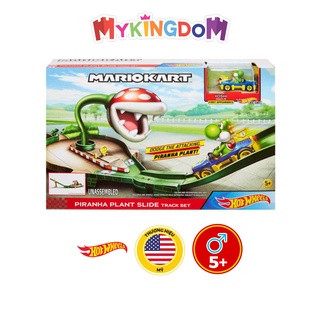 Đồ Chơi HOT WHEELS Bộ Thử Thách Mario Kart Hoa Ăn Thịt GFY47/GCP26