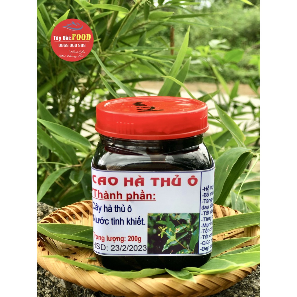 Cao hà thủ ô nguyên chất hộp 200g (sỉ lẻ toàn quốc)