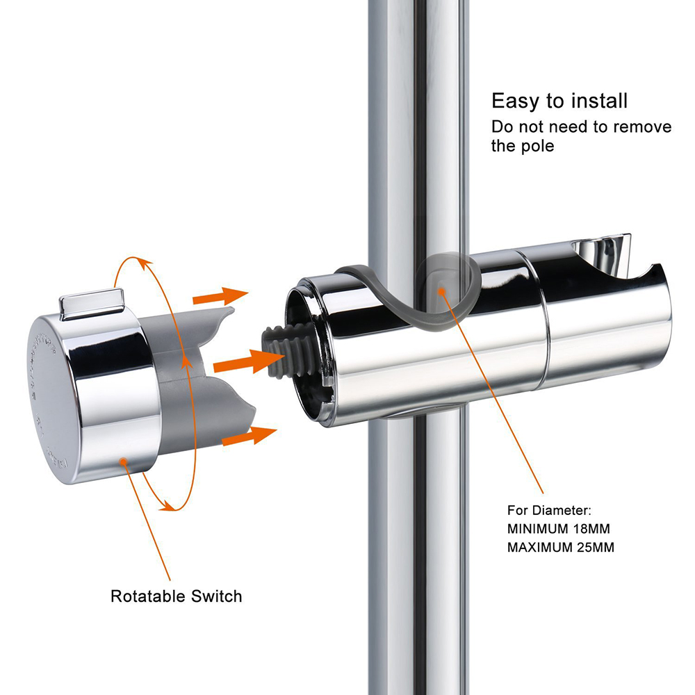 Giá Đỡ Vòi Sen Kích Thước 22mm - 25mm