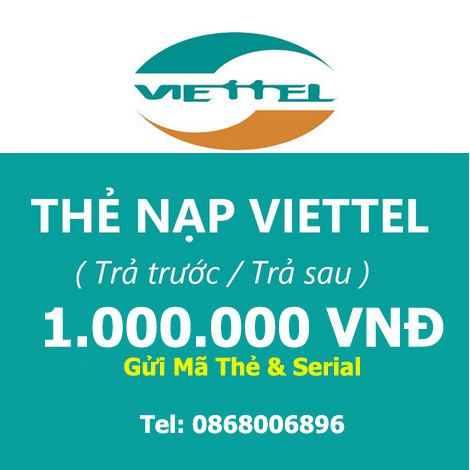 Thẻ Điện Thoại Viettel 1 Triệu