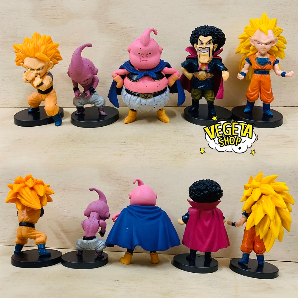 Mô hình Dragon Ball Super WCF - Buu Beerus Whis Frieza Vegeta Goku God Blue Pilaf Mai Shu Ma bư mập gầy Fide - Cao 4~9cm