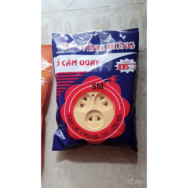 Ổ cắm quay 5M,10M VĨNH HƯNG