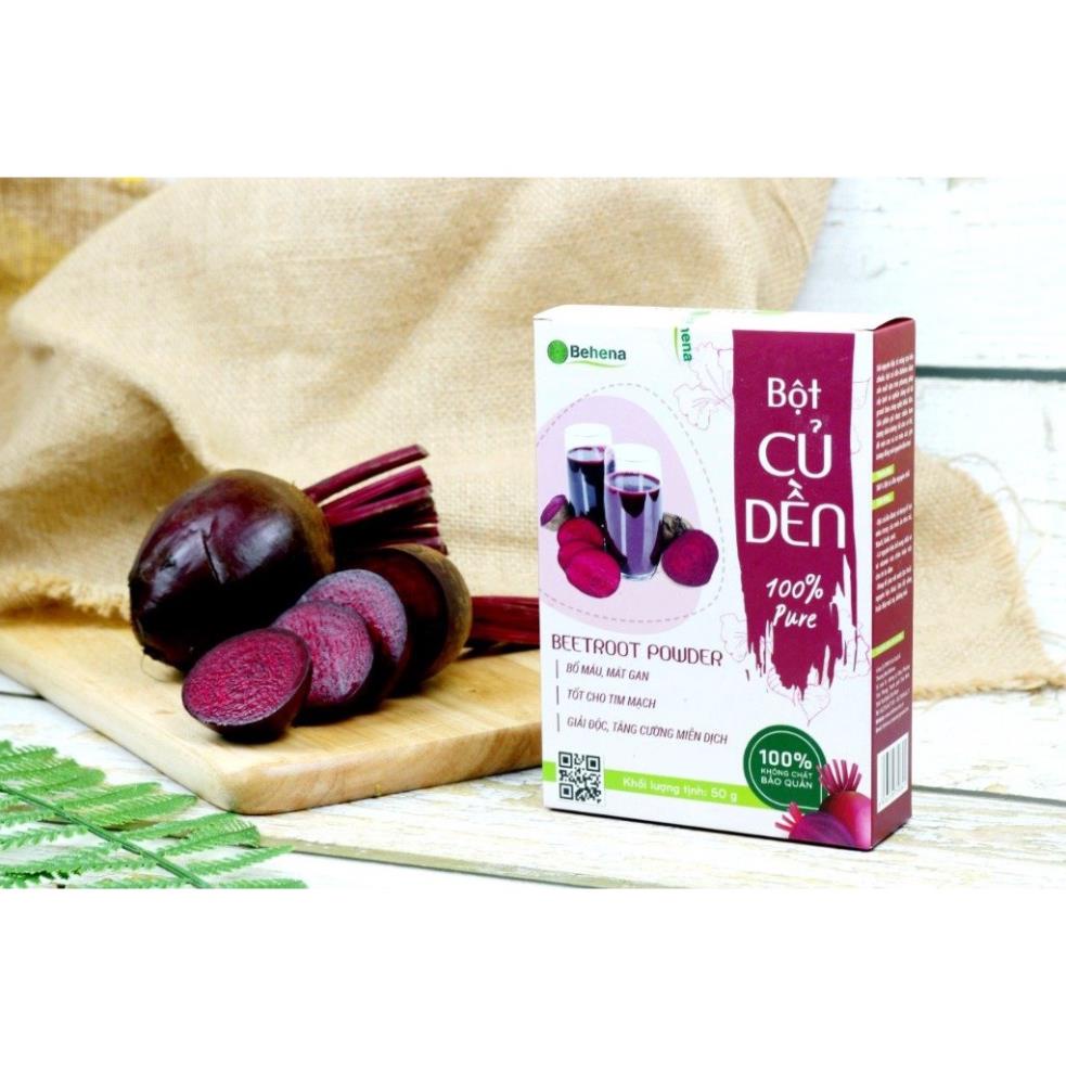 BỘT CỦ DỀN - Là nguyên liệu bổ sung chất xơ và vitamin vào cháo hoặc súp cho bé ăn dặm, bổ sung vitamin A C, canxi (50g)