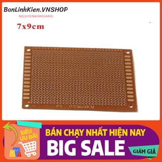 Pcb 7x9cm- phíp đồng đục lỗ