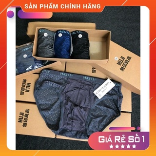 [Mã QUANG10KG giảm 10K] Hộp 4 Quần sịp chéo chất thông hơi Nhật MLQ01 (fullbox) - MỀM MẠI – KHÔ THOÁNG – MẶC NHƯ KHÔNG