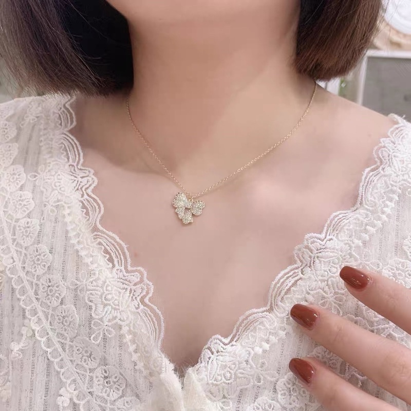 Vòng cổ nơ tiểu thư nhẹ nhàng xinh xắn pk124