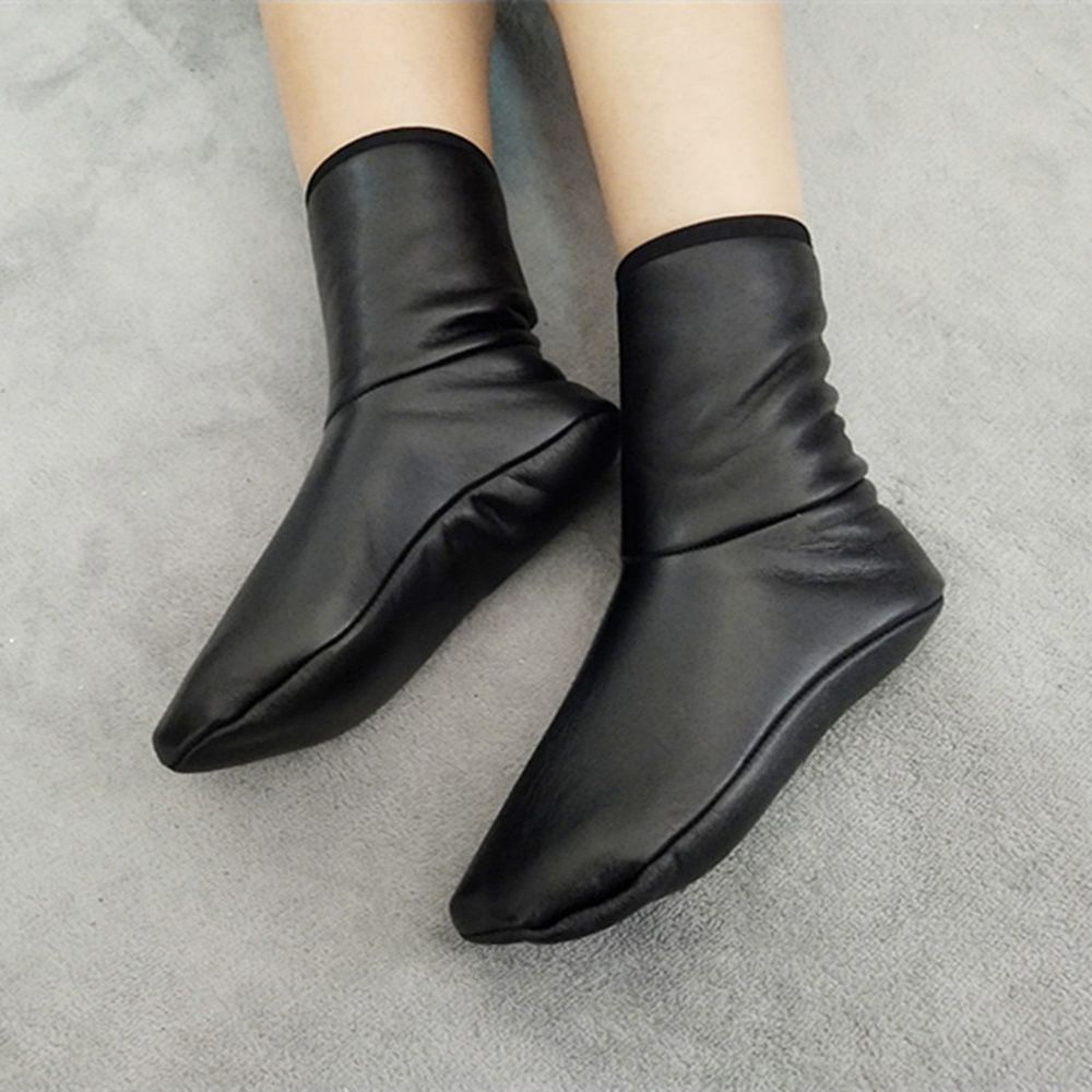 Vớ giữ nhiệt mùa đông bằng da PU và lông cừu san hô giữ ấm chống trượt thoáng khí thoải mái TAYLOR1 cho nam và nữ