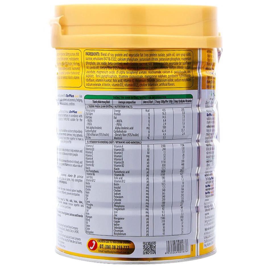 SỮA NUTIFOOD ENPLUS GOLD 900G CHO NGƯỜI LỚN