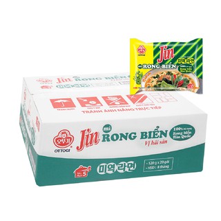 Thùng 20 gói mì rong biển ottogi 120gx20