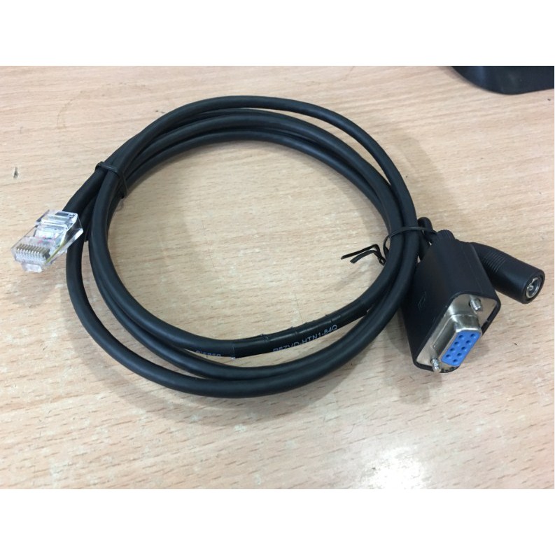 Cáp Máy Quyét Mã Vạch Symbol Zebra Motorola RS232 COM  RJ50 Cable CBA-R01-S07PAR Length 1.8M