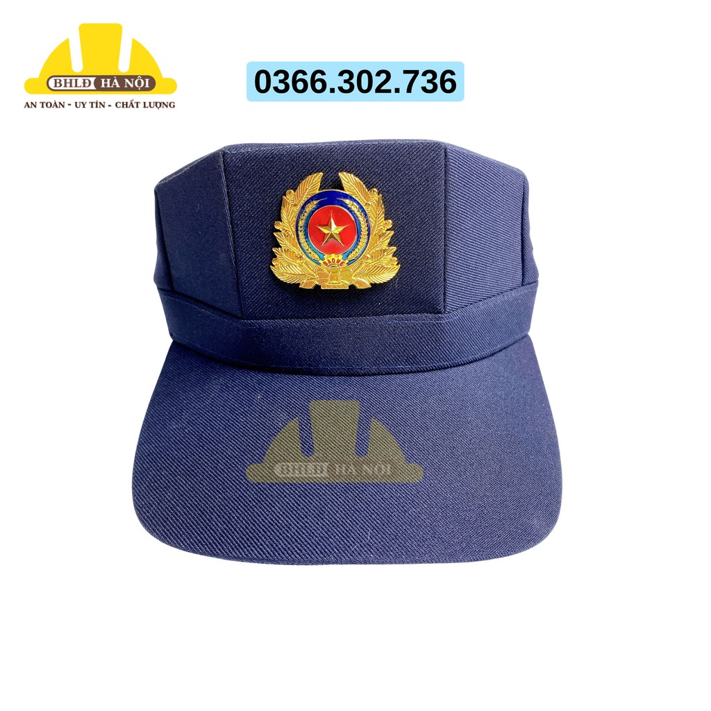 Mũ/nón bảo vệ 3 cạnh + sao đồng