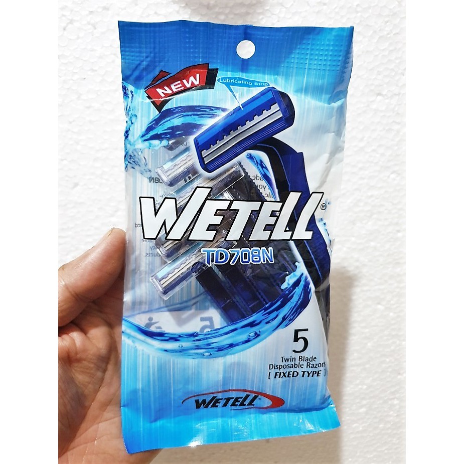 Combo 10 cây cạo râu Wetell tiện lợi