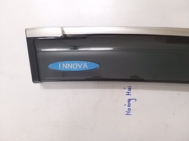 Vè che mưa chỉ INOX xe Toyota Innova 2016 - 2021 Hàng cao cấp