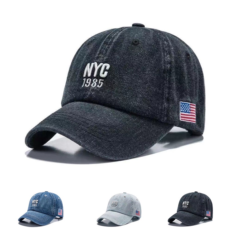 Mũ lưỡi trai thêu chữ phong cách Hiphop