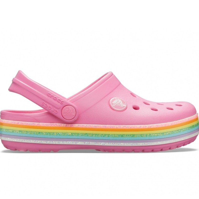 Giày Clog Trẻ em Crocs Crocband Rainbow 206151-669