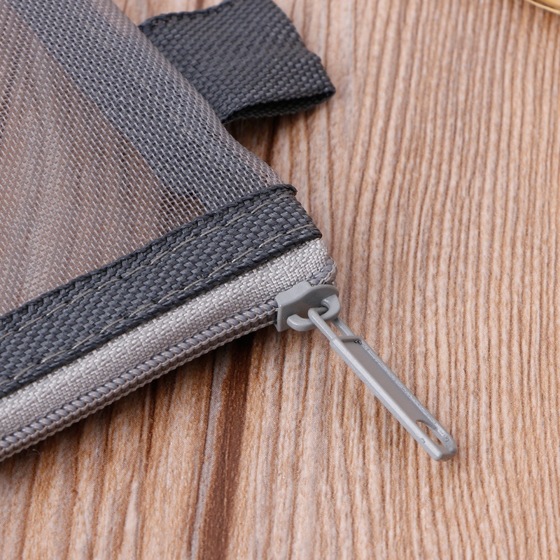 Túi Đựng Bút Bằng Lưới Nylon Trong Suốt Thiết Kế Đơn Giản Tiện Dụng Cho Học Sinh / Văn Phòng