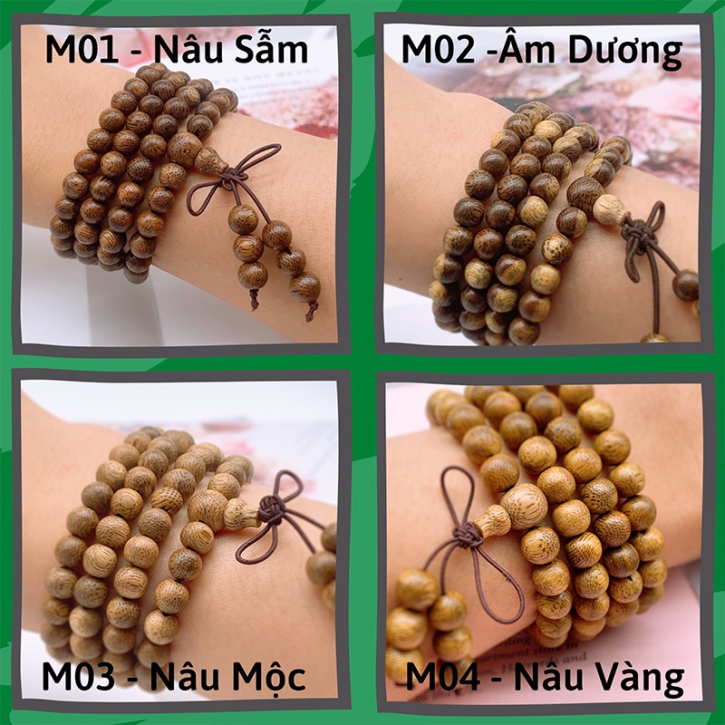 Set 100 Hạt Trầm Hương Đủ Size Tự Làm Vòng DIY MỘC KỲ PHONG - Bảo Hành Hương Thơm Trọn Đời