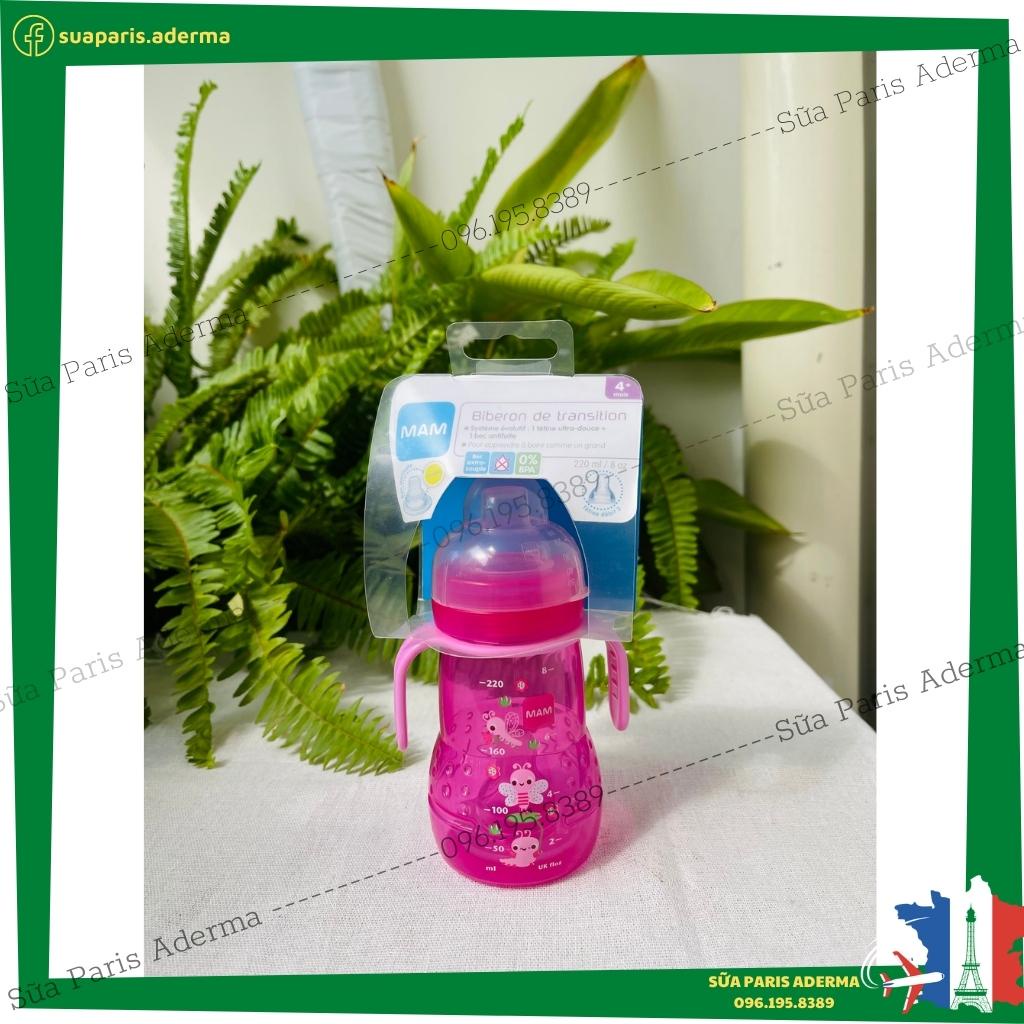 Bình tập uống nước 2in1 Mam của Pháp dành cho bé từ 4 tháng_Sữa Paris Aderma