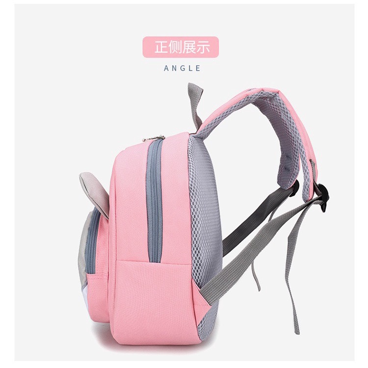 Balo cho bé - cặp đi học hình con hổ 2 màu xanh và vàng cho bé mẫu giáo và tiểu học BL28