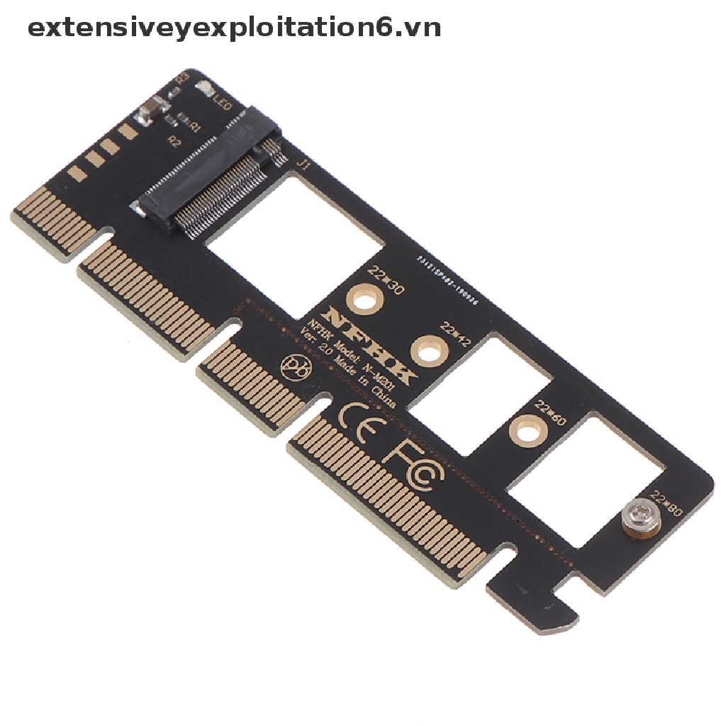 Thẻ chuyển đổi PCI-E M.2 NGFF SSD sang PCI-E 3.0 X4 X8 X16 E6VN / PCIE NVME