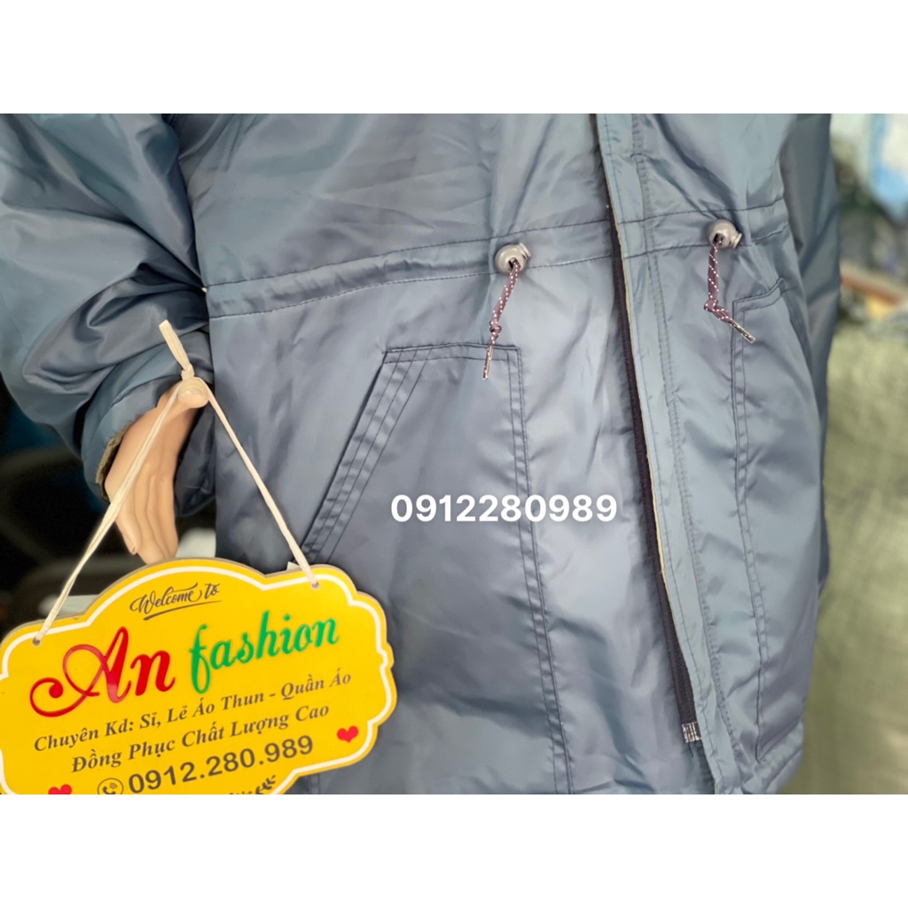 ☜❇Áo Bảo Hộ Dùng Trong Kho Đông Lạnh Âm 10 Độ màu xanh nhớt _ Xưởng sản xuất trực tiếp