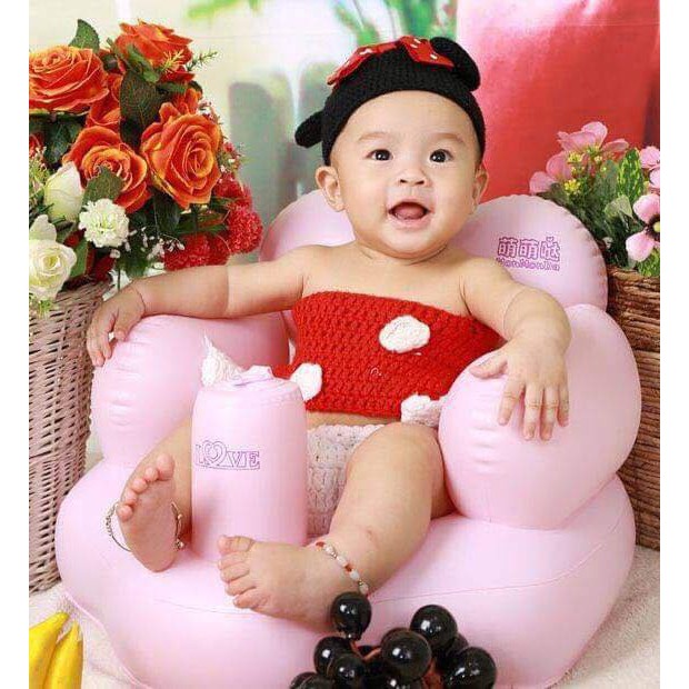 Ghế hơi cho bé tập ngồi Richell [SỈ HÀNG GIA DỤNG_ÚT NỲ]