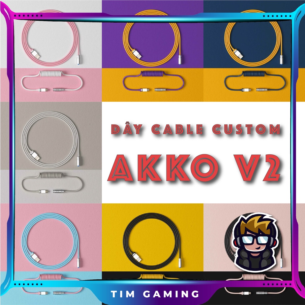 Dây cáp custom AKKO v2