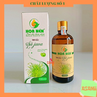 Tinh dầu sả java nguyên chất xông thơm phòng đuổi côn trùng 100ml Hoa Nén