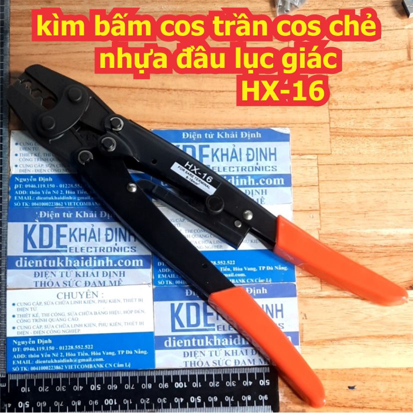 kìm kèm bấm cos nối cos trần cos tròn Cos chẻ.... Kìm HS-16 HS-6L HX-16 kde2206