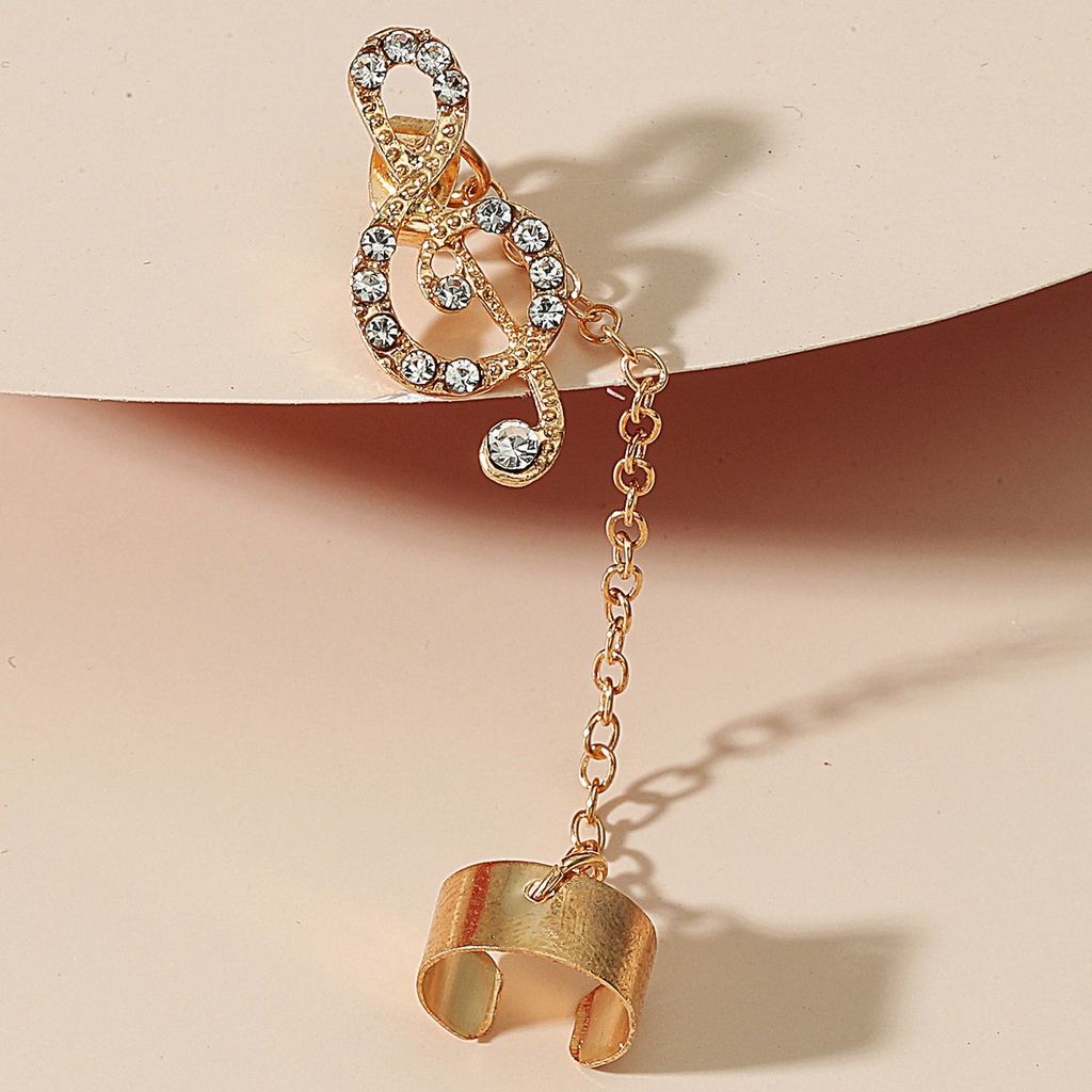 Hoa Tai Dáng Dài Hình Nốt Nhạc Xinh Xắn Cho Nữ