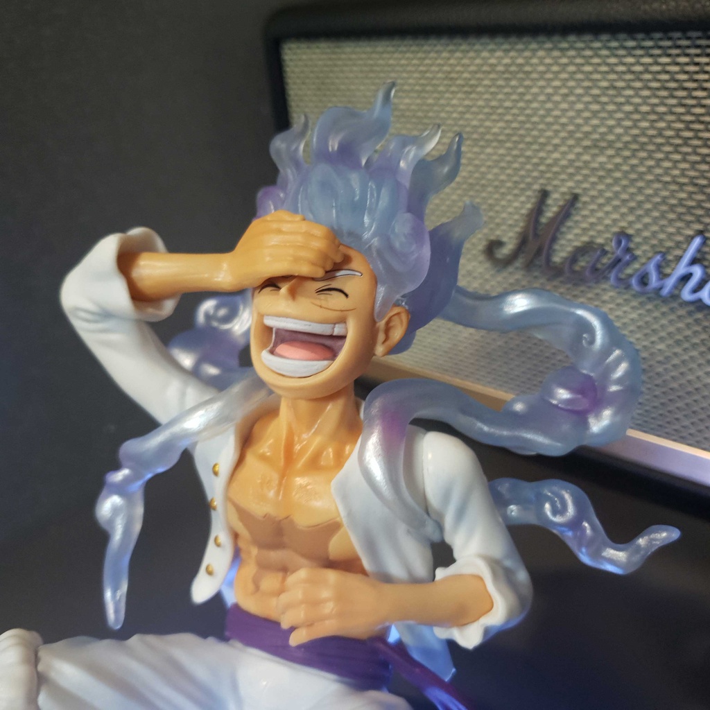 Figure / Mô hình Luffy Gear 5 Sun God Nika 18 cm có LED Ko Box
