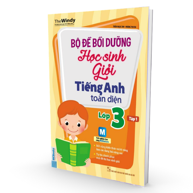 Sách - Bộ Đề Bồi Dưỡng Học Sinh Giỏi Tiếng Anh Toàn Diện Lớp 3 (Tập 1) - Tái bản