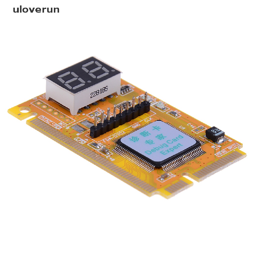 Uloverun Thẻ Kiểm Tra Chẩn Đoán Lỗi 3 Trong 1 mini PCI PCI-E LPC PC laptop