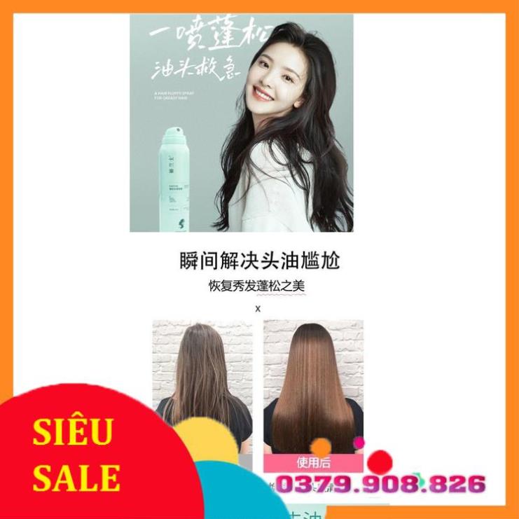 Xịt Gội Khô Tạo Phồng Chai Xanh 150ml Hot Tiktok Nội Địa