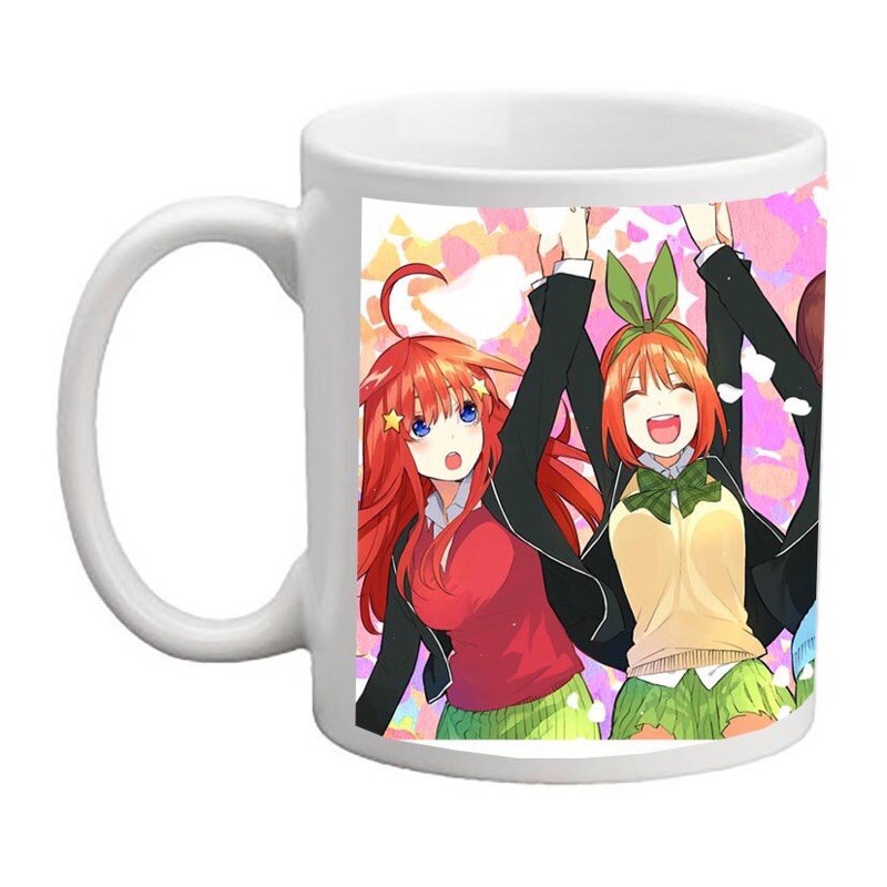 ly sứ anime Go-Toubun no Hanayome in hình /cốc sứ anime Go-Toubun no Hanayome