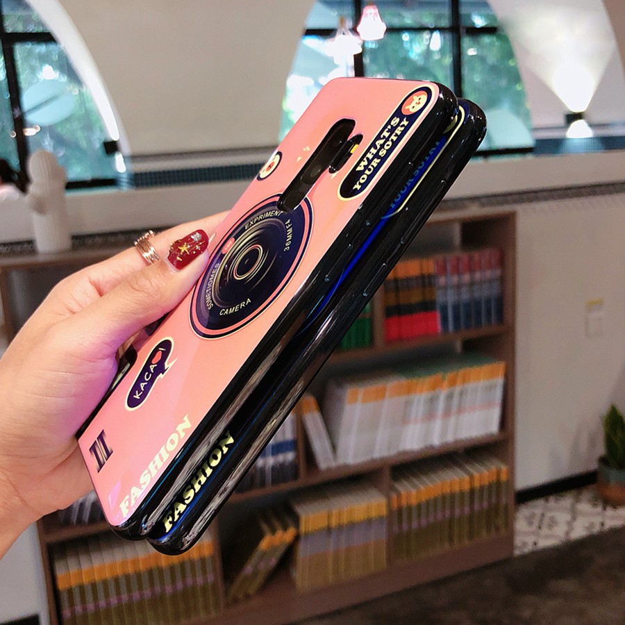 Ốp điện thoại kiểu máy ảnh cho Samsung A10 A20 A30 A50 A60 A70 A80 A90 A10S A20S A30S A40S A50S