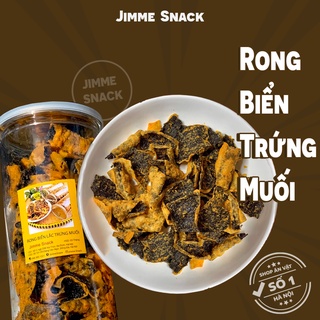 😋Rong biển lắc trứng muối Jimme snack hộp 250gr đẫm trứng muối béo ngậy freeship mọi nơi