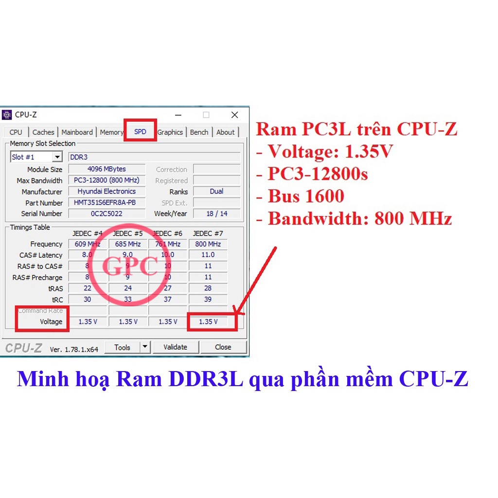 Ram Laptop DDR3 2GB Bus 1066/1333/1600 MHz PC3 | Hàng Tháo Máy ( Ram Laptop DDR3-2G)