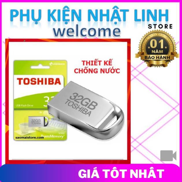 USB, USB 8GB/16GB/32GB 2.0 TOSHIBA, Hàng Chính Hãng Bảo Hành 2 năm