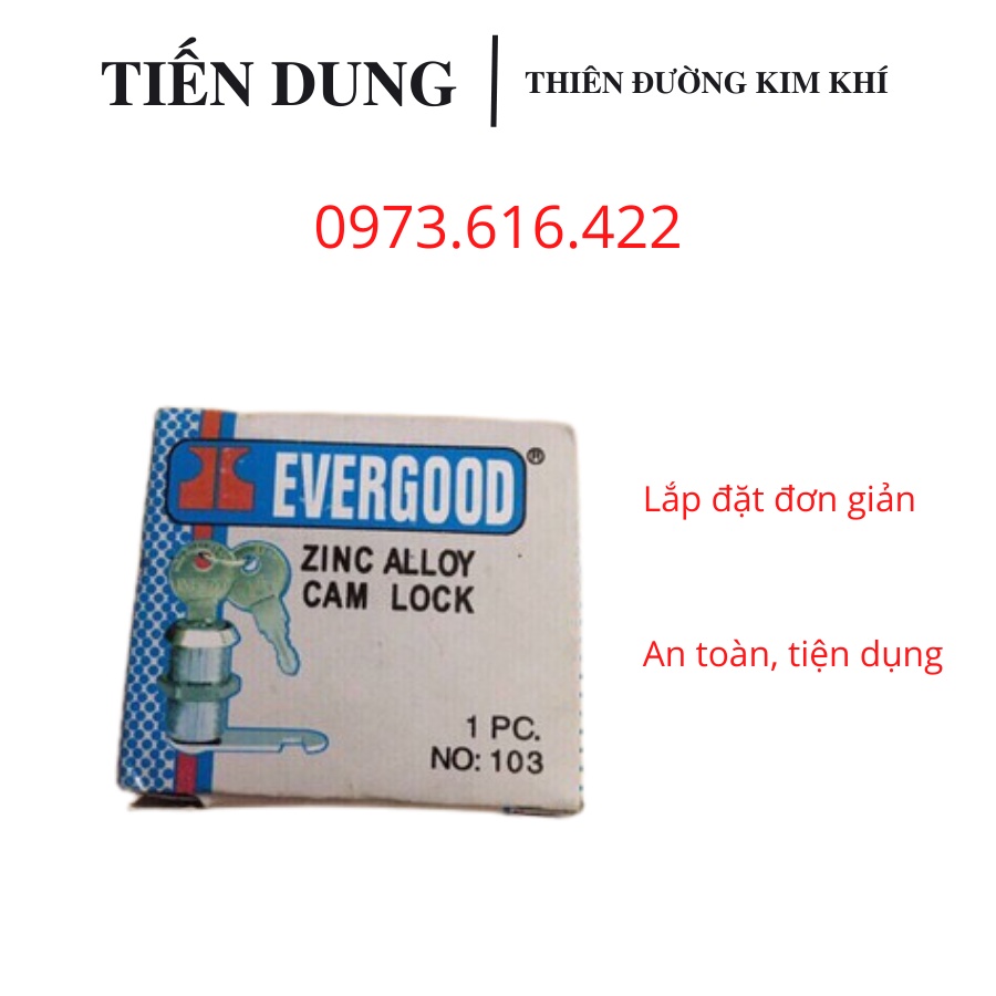 Khoá tủ, khoá cốp Evergood, Khoá ngăn kéo tủ, Khoá ngăn kéo