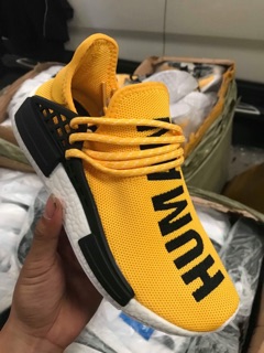 (Video cận cảnh) Giày thể thao sneaker human vàng