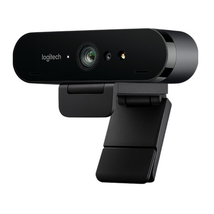 Webcam Logitech BRIO - 4K Ultra HD Hàng chính hãng - Webcam ultra HD để tổ chức hội nghị video, truyền phát và quay phim