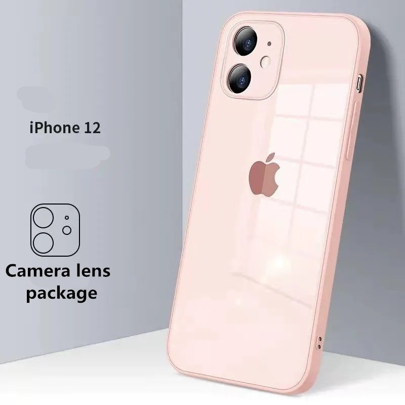 Ốp điện thoại kính cường lực bảo vệ chống rơi cho iphone X XS XR XS Max 11 11 Pro 11 Pro Max