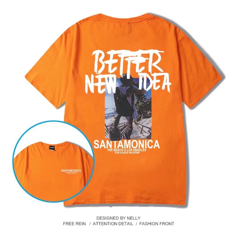 Áo Thun Tay Ngắn In Chữ M-8XL Thời Trang Cho Nam