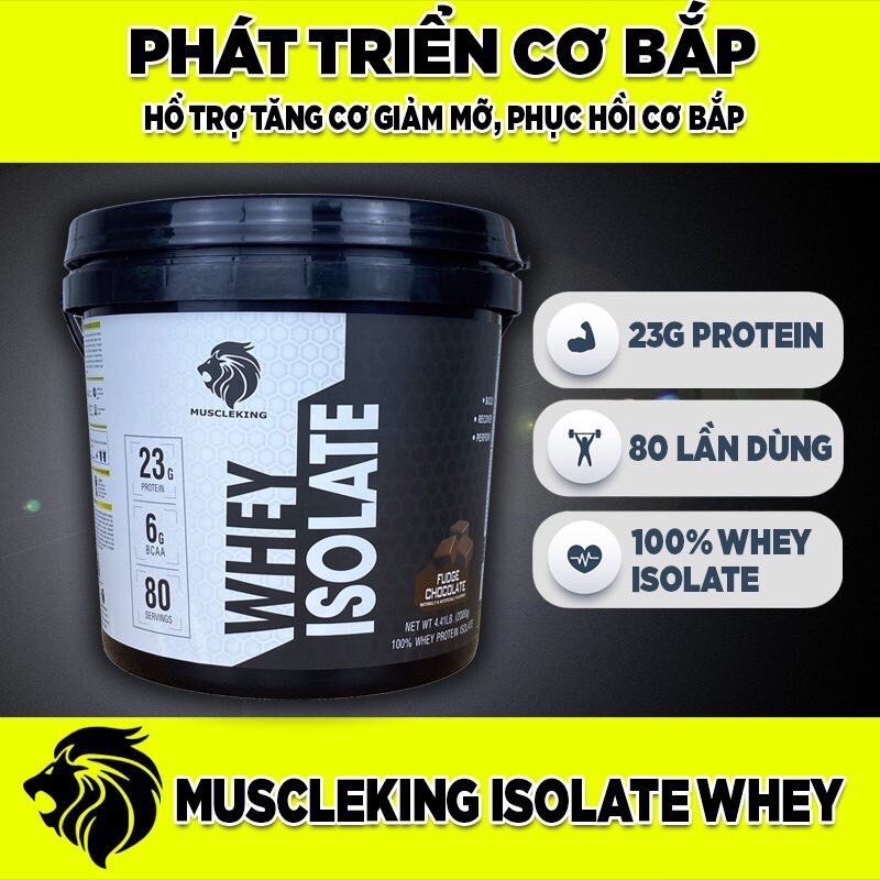 Sữa Whey Isolate của Muscle King 2kg