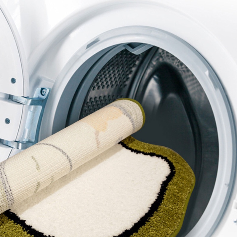 Thảm Bông Mềm Mịn Siêu Thấm Hút Chống Trượt In Họa Tiết Hoa / Ngỗng Hoạt Hình Sáng Tạo