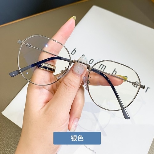 Mắt Kính Gọng Kim Loại Chống Ánh Sáng Xanh Thời Trang Cho Nữ 2021